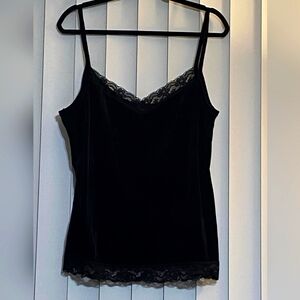 No Boundaries XL Valour Lace Tank Top Black